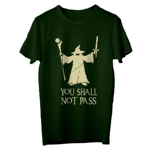 YOU SHALL NOT PASS SHIRT CHAMELEON STORE MAGLIA